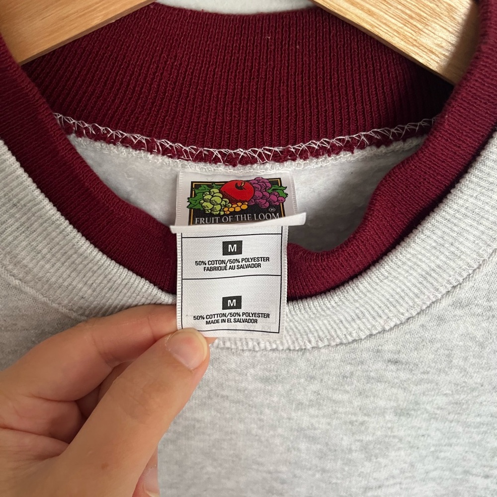 Adorable Fall Embroidered Crew Neck - Picture 3 of 5